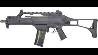 Heckler amp Koch G36C Airsoft Review GERMAN [upl. by Rufena]