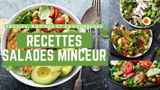 7 succulentes RECETTES de SALADES MINCEUR  Simples et rapides 🥗🔥 [upl. by Labaw]