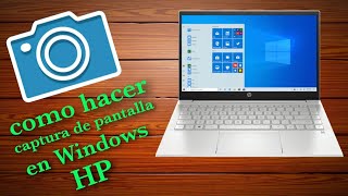 como hacer captura de pantalla en laptop hp WINDOWS 10  MUY FÁCIL 2021 [upl. by Troc]