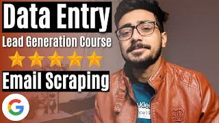 Data Entry  Lead Generation Course  Live Data Entry Work  Bulk Email Collection  HBA Services [upl. by Beora]