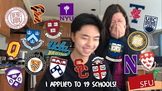 QUICK COLLEGE DECISION REACTIONS Ivies  UCs [upl. by Inness]