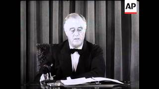 President Roosevelt On quotNeutralityquot [upl. by Ahsikam276]