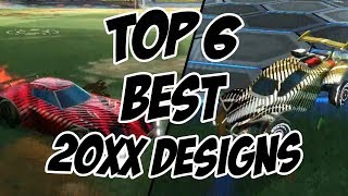 Top 6 BEST 20xx Colour CombinationsDesigns  Rocket League [upl. by Kato694]