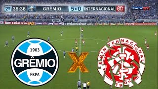 GRENAL 407  Grêmio 5 x 0 Internacional  Melhores Momentos  Campeonato Brasileiro 2015 [upl. by Etnasa]