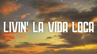 Ricky Martin  Livin La Vida Loca Lyrics [upl. by Ardni271]