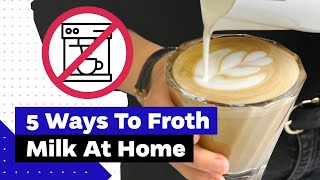 How To Froth Milk At Home Best Milk Frothers Review [upl. by Airekat]