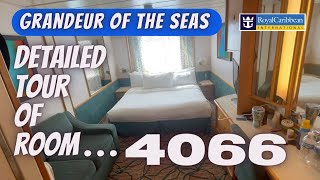 Grandeur of the Seas  ROOM TOUR Ocean View 4066 cruise cruiselife royalcaribbean [upl. by Ael98]