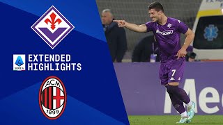 Fiorentina vs AC Milan Extended Highlights  Serie A  CBS Sports Golazo [upl. by Paresh]