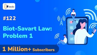 BiotSavart Law Problem 1  Steady Magnetic Field  Electromagnetic Field and Wave Theory [upl. by Eeldarb]