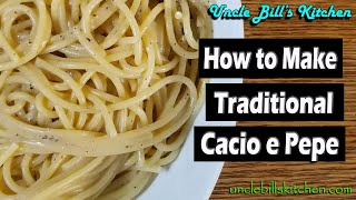 How to Make Traditional Cacio E Pepe  Vincenzos Plate Recipe [upl. by Philpot713]