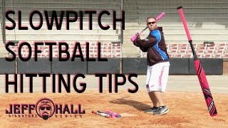 Jeff Hall Softball Hitting Tips  Grip Swing and Followthrough [upl. by Vivian]