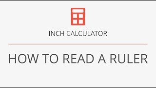 How to Read a Ruler [upl. by Rehpotsirahc523]