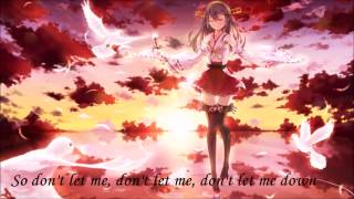 Nightcore Dont Let Me Down [upl. by Rivard]