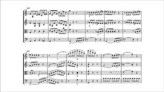 Wolfgang Amadeus Mozart  String Quartet No 19 quotDissonancequot K 465 With score [upl. by Ramad]