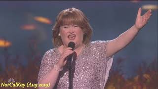 Susan Boyle  10th Anniv  AGT Live quotI Dreamed a Dreamquot 21 Aug 19 [upl. by Jeannie530]