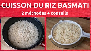 Comment cuire parfaitement le riz basmati  2 méthodes  conseils 190 [upl. by Htenay]