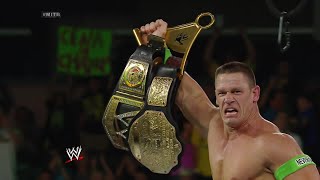 John Cena wins the vacant WWE Championship Money in the Bank 2014 [upl. by Muir126]