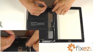 iPad 4 Screen Repair amp Disassemble [upl. by Atinnor]