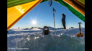 Mike Edmondson Snow Camping Kosciuszko Ski Snowshoe Adventure Hike Bushwalk Australian Alp [upl. by Nodanrb]