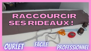 COMMENT RACCOURCIR SES RIDEAUX FACILEMENT [upl. by Eronaele]