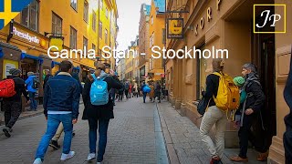 Gamla Stan Stockholm  Walking Tour [upl. by Ob]