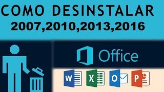 Como Desinstalar Office Desde Raiz Que No Queden Registros cualquier version [upl. by Revert63]