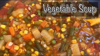 Vegetable Soup  Easy Vegetable Soup [upl. by Kirsch263]