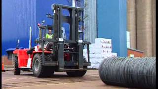 Wiese USA  Kalmar High Capacity Forklifts and Lift Trucks at Work [upl. by Etsirhc]