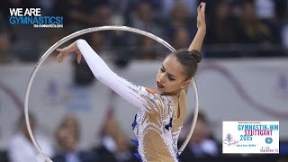 Margarita MAMUN RUS 2015 Rhythmic Worlds Stuttgart  Qualifications Hoop [upl. by Whitnell]