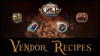 Useful Path of Exile Vendor Recipes for Beginners  Behind Eyes Gaming [upl. by Murvyn417]