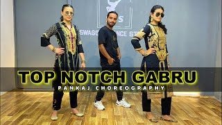 Top Notch Gabru  Bhangra Video  Vicky Proof Kaptaan  Pankaj Choreography  Swagger Dance Studio [upl. by Hodess]