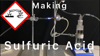 Making sulfuric acid method 1 [upl. by Gausman]