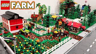 LEGO City Update Custom Farm amp Campground [upl. by Nolan482]