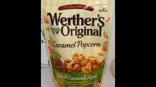 Werthers Original Spiced Caramel Apple Food Review [upl. by Eelsha]