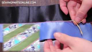 Serger 101 How to Create a Decorative Ladder Stitch [upl. by Cida]