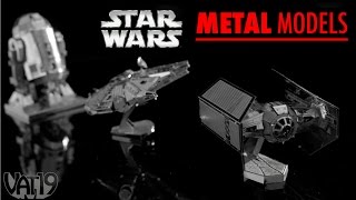 Star Wars 3D Metal Models [upl. by Juback]