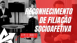 DIREITO DE FAMÍLIA Reconhecimento de filiação socioafetiva [upl. by Gretel]