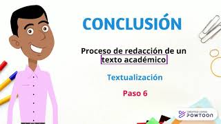 REDACCIÓN DE TEXTOS ACADÉMICOS  621  LA CONCLUSIÓN [upl. by Kurzawa]