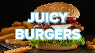 9 Juicy Homemade Burger Recipes • Tasty [upl. by Nallij]