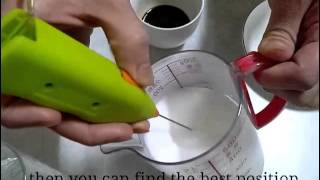 How To Make Latte Art with Mini Milk Frother [upl. by Ludwog]