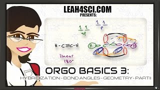 sp2 and sp Hybridization Bond Angle and Geometry In Organic Chemistry Basics 3 [upl. by Jezabel]