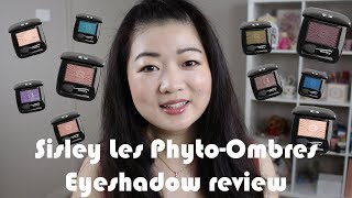 SISLEYPARIS NEW Les PhytoOmbres Eyeshadows Review  Swatch [upl. by Carmita877]