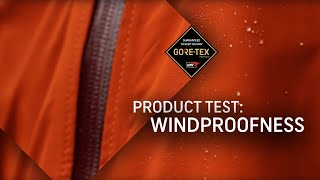 GORETEX Products Test 2 Windproofness [upl. by Nylireg]