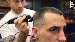 Buzz Cut Hairstyle Number 3 On Top With Skin Fade [upl. by Cyndy]