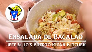 How to make Ensalada de Bacalao  Easy Puerto Rican Recipe [upl. by Heller135]