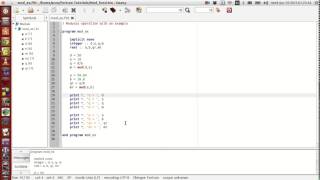 Fortran Programming Tutorials Revised  017  Modulus Operation [upl. by Kcirreg]