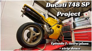 Ducati 748 SP  Getting her road worthy again [upl. by Imyaj]