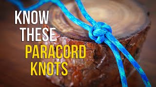 10 Paracord Knots Every Paracordist SHOULD KNOW  Paracord Knots You Need To Know [upl. by Nelo400]