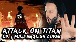 ATTACK ON TITAN  Full English Opening 1 Guren No Yumiya Cover by Jonathan Young feat 331Erock [upl. by Dickman]