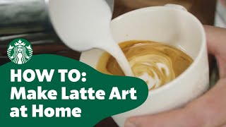 How to Make Latte Art at Home [upl. by Icart]